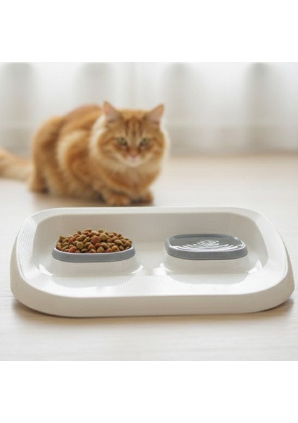 Gri 2'si 1 Arada Mama ve Su Kabı