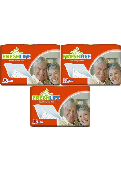 Hasta Yatak Koruyucu 90*180CM 90 Adet (3pk*30)