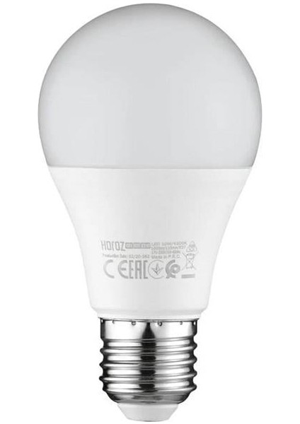 Horoz Electric Premıer-9 220V 9 Watt E27 2700K Günışığı LED Ampul
