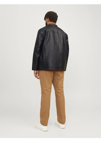 Jack Jones Dylan Clean Pu Büyük Beden Erkek Ceket 12264095 modelleri