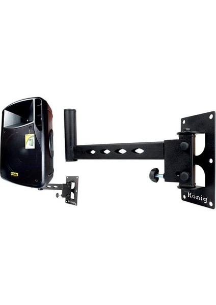 König K-202 Kabinli Hoparlör Askı Aparatı (38 cm Hoparlör Sehpa)