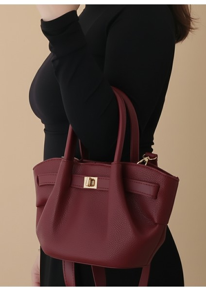 Bordo Günlük Askılı Kadın Çantası fiyatları