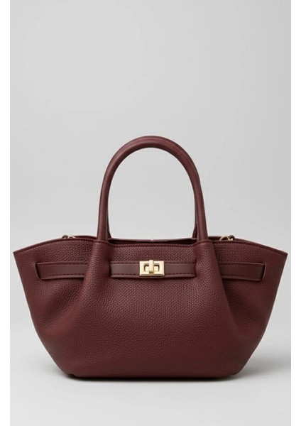 Bordo Günlük Askılı Kadın Çantası modelleri