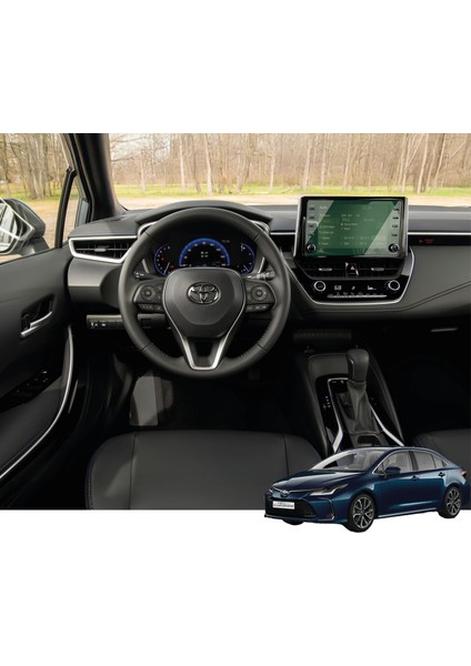 Toyota Corolla (2019-2022) Uyumlu 8" Multimedya 9h Nano Ekran Koruyucu
