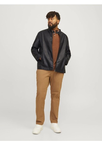 Jack Jones Dylan Clean Pu Büyük Beden Erkek Ceket 12264095 fırsatları