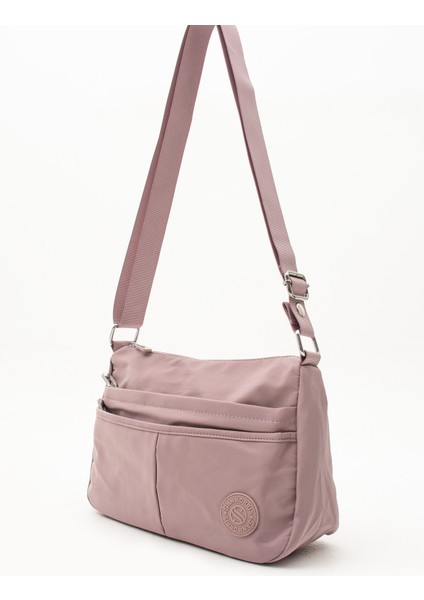 Sanmorris Glc Kadın 4009 Suya Dayanıklı Paraşüt Kumaş 5 Gözlü Siyah Renkli Çapraz Askılı El ve Omuz Çantası modelleri