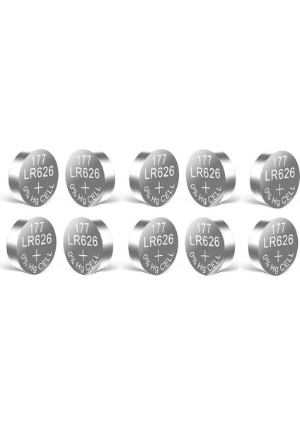 Yuma LR66 Ag4 377 SR626 1.5V Alkalin Saat Pili 10 Adet