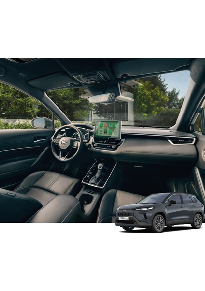 Toyota Corolla Cross (2022-2025) Uyumlu 10.5" Multimedya 9h Nano Ekran Koruyucu