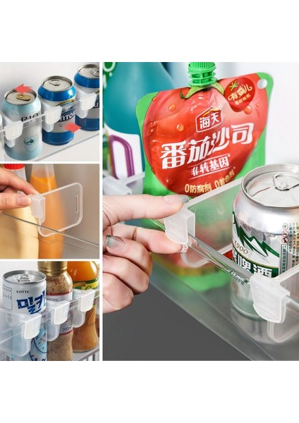 Buffer® 10'luşeffaf Buzdolabı Yan Kapı Düzenleyici Buzdolabı Dolap Içi Bölümleyici Aparatlar fiyatları