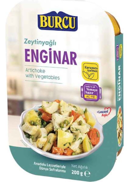 Zeytinyağlı Enginar 200 gr x 4 Adet fiyatları