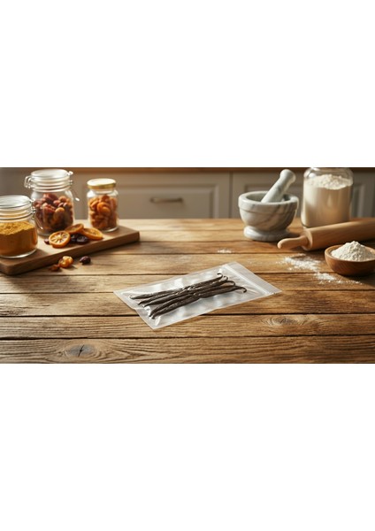 Madagaskar Bourbon Çubuk Vanilya ( 17CM - 18 cm )