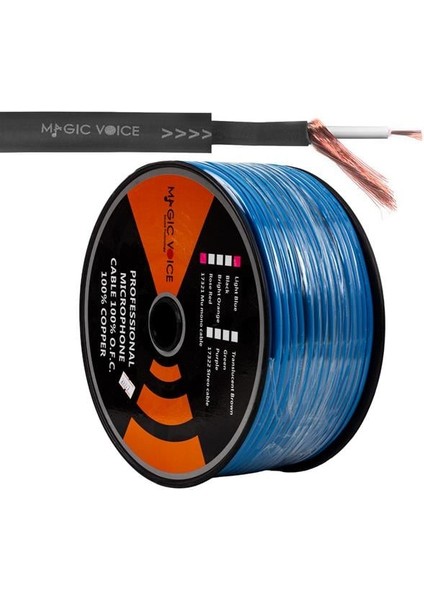 Magicvoice Mi̇krofon Kablosu Mono 1. Kali̇te 100 Metre Açık