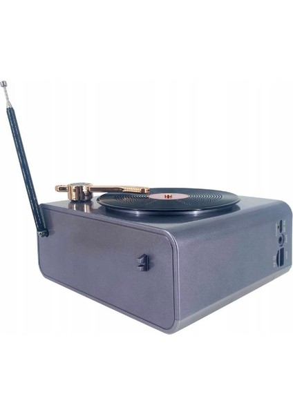 SP-425 Usb-Sd-Fm-Bluetooth Destekli Şarjlı Nostaljik Retro Radyo - Gri modelleri