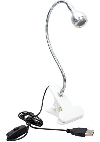 Cob LED 5 Volt USB Beyaz Masa Lambası