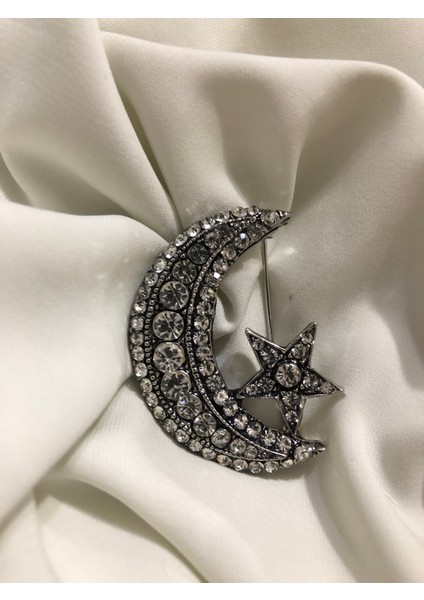 Ay Yıldız Broş - Hilal Yıldız Broş - Türk Bayrağı Broş