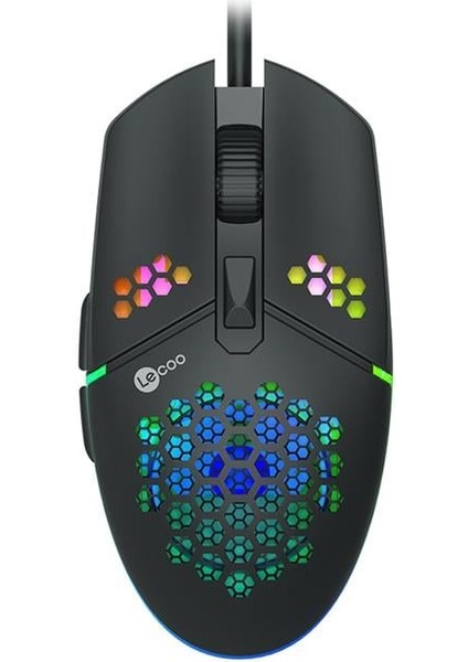 Lecoo MS105 3200 Dpı 6 Tuşlu Kablolu Rgb LED Aydınlatmalı Mouse