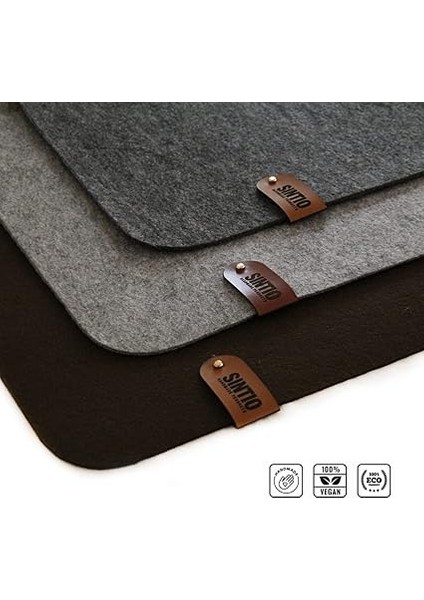 Keçe Mouseped (50X100CM) Oyuncu Gamer Mouse Pad, Büyük Boy Large Ofis Tipi Mouse Ped, Fare Altlığı, Düz Masa Koruyucu Klavye Altı Mousepad (Açık Gri) fırsatları