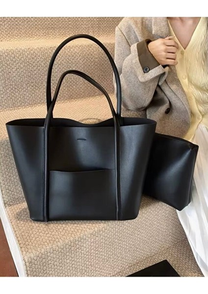 Fre Ön Cepli Mıknatıs Kapaklı Cüzdan Detaylı Kadın El Kol ve Omuz Çantası