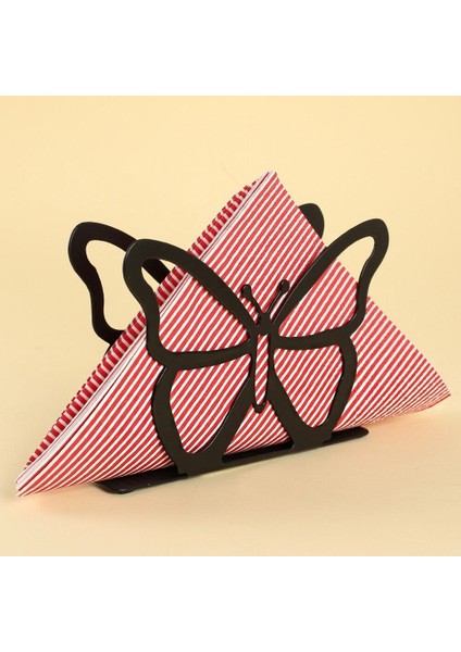 Siyah Metal Peçetelik