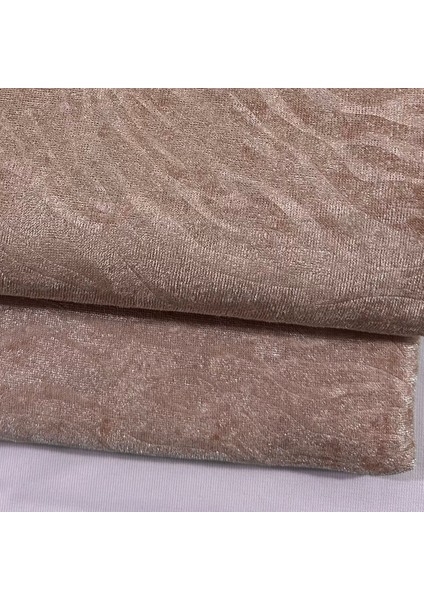 Koltuk Çekyat Örtüsü 170-210 cm – Kaymaz Tabanlı Süngerli Kadife Kumaş Cappuccino Gofraj Baskı