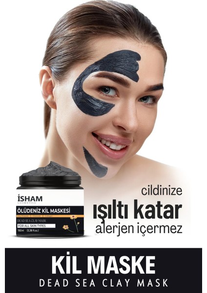 Gözenek Sıkılaştırıcı Yaşlanma ve Siyah Nokta Leke,giderici Kolajen Ölüdeniz Kil MASKESI150 gr fiyatları