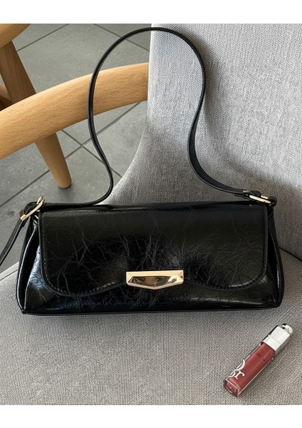 Siyah Günlük Şık Çanta
