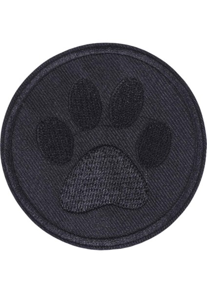 Aplike Ütü Ile Yapışan Siyah Pati Arma 5 cm