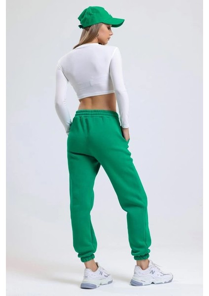 Drnds 3 Iplik Şardonlu Paça Lastikli Eşofman Yeşil İS001 (Beden: Xl) modelleri