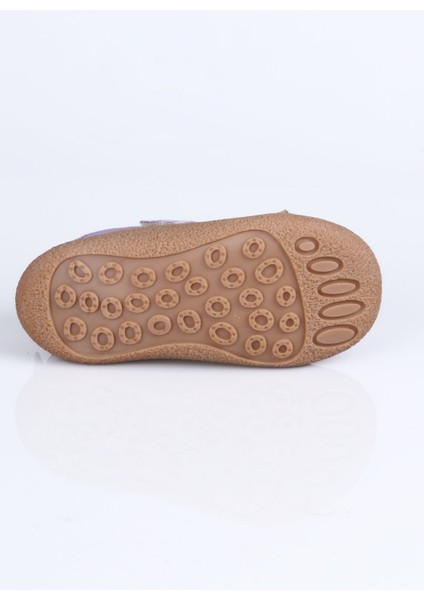 4004 Hakiki Deri Barefoot Ayakkabı B. Lila - 24 fiyatları