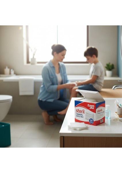 Steril Hidrofil Gazlı Bez 30×80 cm – 50 Paket (Steril Gaz Kompres)