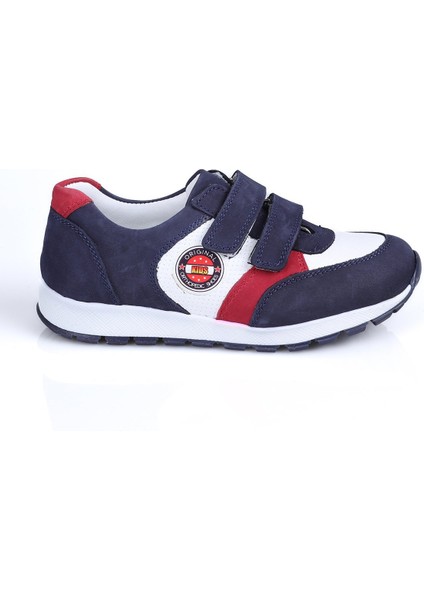 Hakiki Deri Original Brand B. Lacivert-Beyaz - 22