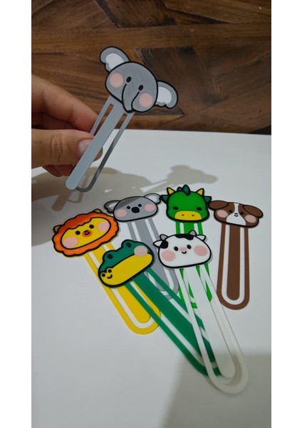 7’li Sevimli Hayvan Kitap Ayracı Seti | Renkli ve Eğlenceli Tasarım – 2 Farklı Hayvanlı Koleksiyon fırsatları