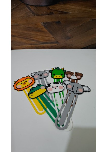 7’li Sevimli Hayvan Kitap Ayracı Seti | Renkli ve Eğlenceli Tasarım – 2 Farklı Hayvanlı Koleksiyon indirimleri