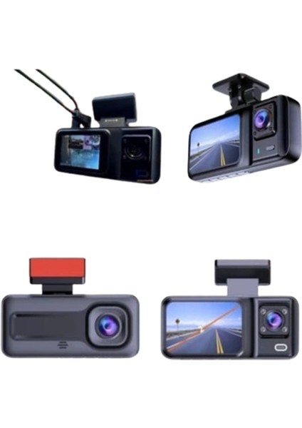 Geri Görüş Destekli Full Hd Araç Kamerası – Gelişmiş 3 Kameralı Kayıt Çözümü