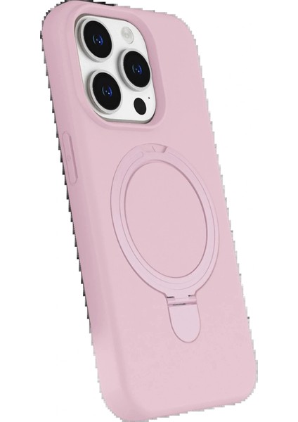 Apple iPhone 14 Pro Max Regal Magsafe Standlı Kapak - Açık Pembe fiyatları