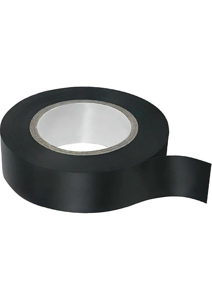 Globe NO2133 19MM 25YRD Vinil Alev Yürütmeyen Izole Bant 23 Metre Siyah Tekli