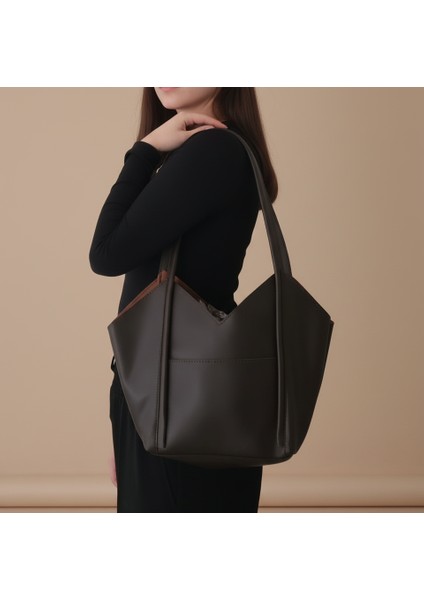 Acı Kahve Makyaj Çantalı Günlük Kadın Çanta fırsatları