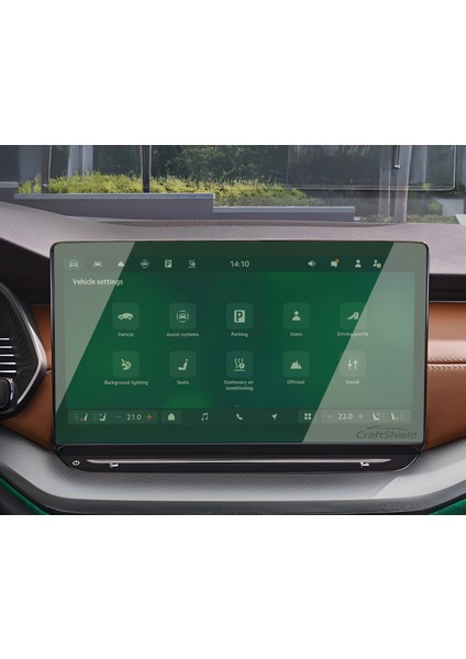 Skoda Octavia (2024-2025) Uyumlu 13" Multimedya 9h Nano Ekran Koruyucu fiyatları