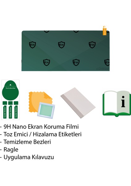 Skoda Octavia (2024-2025) Uyumlu 13" Multimedya 9h Nano Ekran Koruyucu modelleri