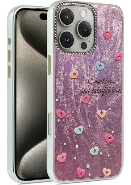 iPhone 16 Pro Max Kılıf Blade Aynalı Desenli Kapak - Desen 8