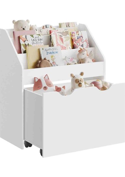 Çekmeceli ve Tekerlekli Sihirli Kitaplık: Dağınıklığa Son, Eğlenceye Devam!