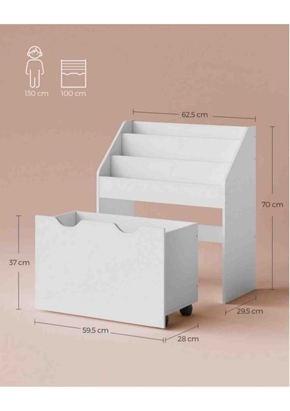 Çekmeceli ve Tekerlekli Sihirli Kitaplık: Dağınıklığa Son, Eğlenceye Devam! fiyatları