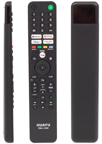 Huayu Netflix-Youtube-Prime Video-Disney+ Tuşlu LCD LED Tv Kumanda RM-L1690