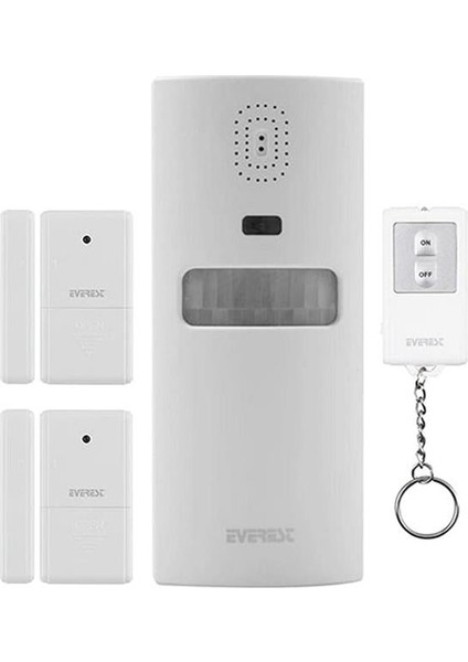 Everest EG-9830 Pır Kızılötesi Hareket Sensörlü Güvenlik Alarmı Uzaktan Kumandalı