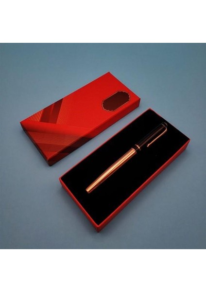 Bakır Roller Kalem Kutulu Dekoratif Hediyelik