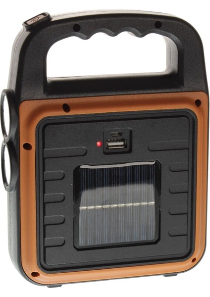 Taşınabilir 4 Farklı Fonksiyonlu Güneş Enerjili ve USB ile Şarj Olabilen Portatif LED Işıld indirimleri
