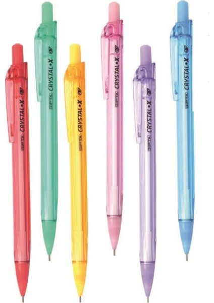 Gıpta Versatil Kalem 0.7 mm 6 Trans Renk 48 Li Stand