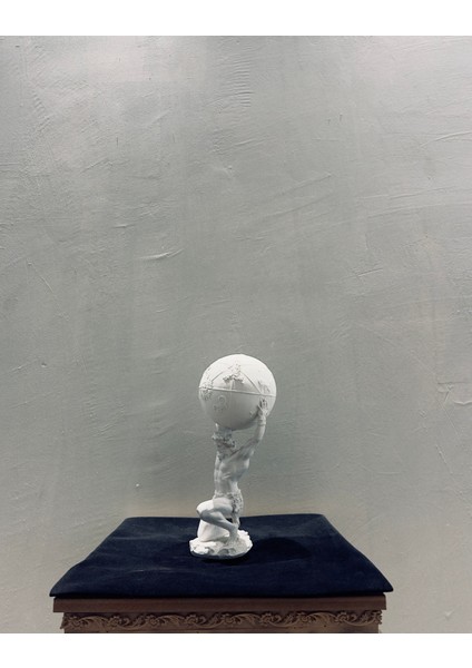 Dekoratif Antik Yunan Atlas Heykeli 33X15X15 cm | Boyanabilir Polyester Biblo | Titan Atlas Figürü | Ev & Ofis Dekorasyonu fiyatları