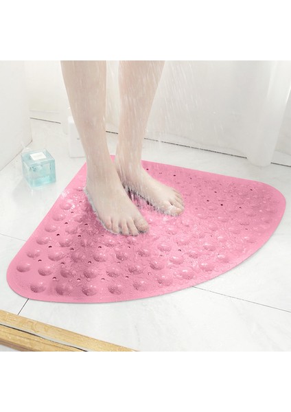 Köşe Banyo Duş Paspası ve Duşakabin Paspasları Tahliye Delikli 54X54 cm M-163