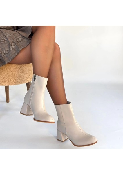 Drnds Tendy Bej Cilt Topuklu Bot (Numara: 37) fırsatları